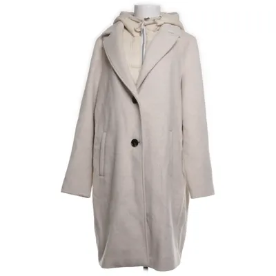Frakke (Beige) fra Comma Akryl, Polyamid, Polyester, Viscose, Uld