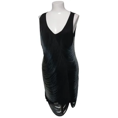Jurk (Zwart, Blauw, Grijs) van My Collection Elastaan, Viscose