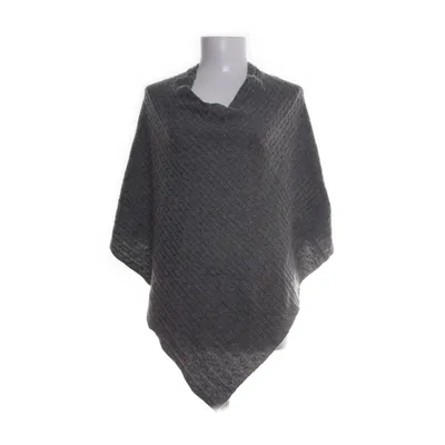 Poncho (Grijs) van Saint Tropez Polyester, Polyamide, Wol