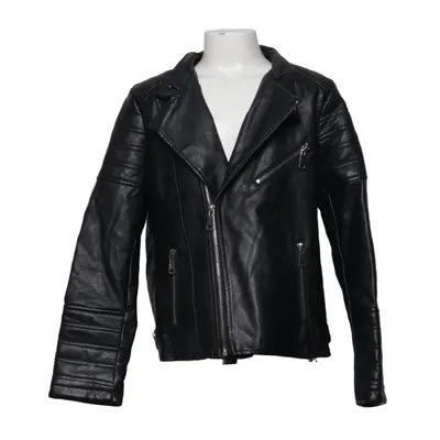 Biker jacket (Black) from Kids Star Cotton, Polyester, Polyurethane, Viscose