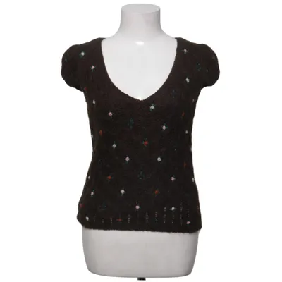 Haut (Marron, Multicolore) de Manoush Acrylique, Coton, Mohair, Polyamide, Laine