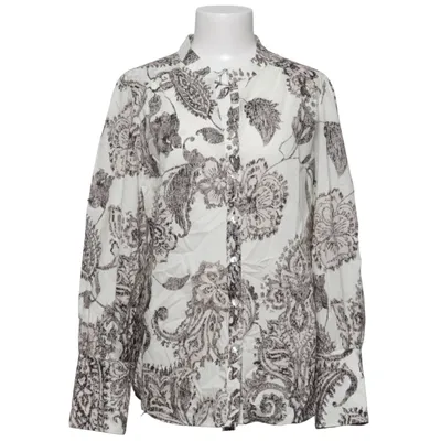 Blouse (Beige, Zwart) van Lene Sand Katoen