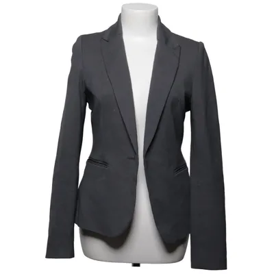 Blazer (Gray) from Vivienne Tam Elastane, Polyamide, Polyester, Viscose