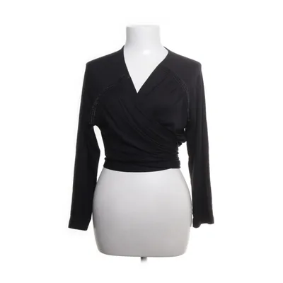 Wrap top (Black) from Ze-Ze Concept Elastane, Viscose