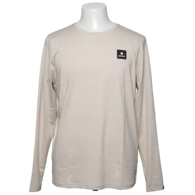Långärmad t-shirt (Beige) från Saysky Elastan, Återvunnen polyester