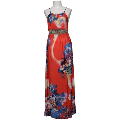 Robe longue (Rouge, Bleu, Multicolore) de Miss Charm Élasthane, Polyester