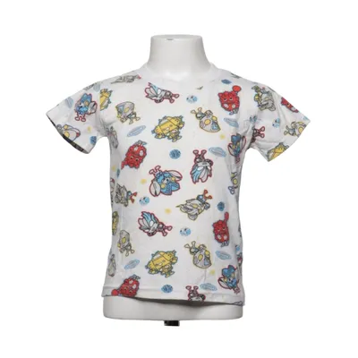 T-shirt (Vit, Flerfärgad) från Banned Apparel Bomull, Polyester, Polyuretan