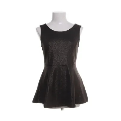 Peplum top (Black, Gold) from Ellos Elastane, Polyester
