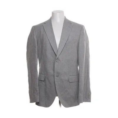 Blazer (Gray, White) from Boss Hugo Boss Wool, Linen, Polyester, Polyurethane, Viscose