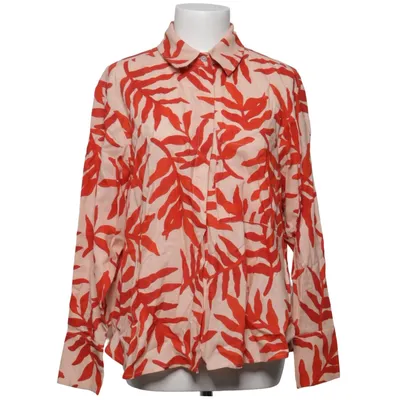 Blus (Röd, Beige) från Indiska Linne, Lyocell