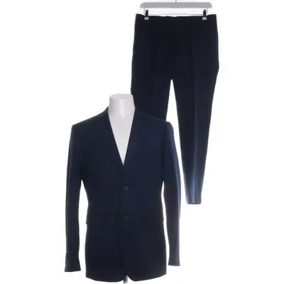 Pak (Blauw) van Dressmann Polyester, Wol, Elastaan, Viscose