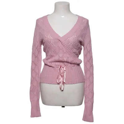 Cardigan cache-cœur (Rose) de ONYX Angora, Coton, Polyamide, Viscose, Laine