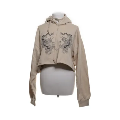 Hættetrøje (Beige) fra PrettyLittleThing Bomuld, Polyester