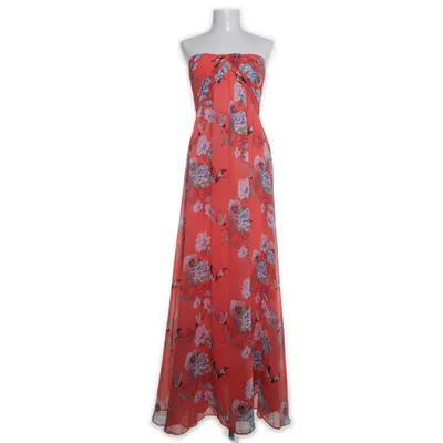 Långklänning (Röd, Flerfärgad) från Glamorous Polyester