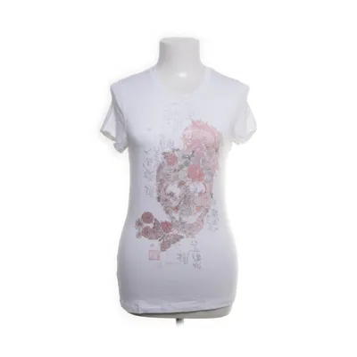 T-shirt (White, Multicolored) from Amor & Psyche Elastane, Viscose