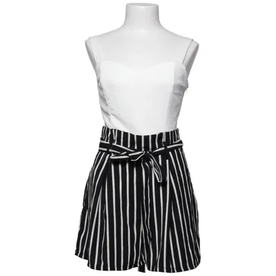 Jumpsuit (Black, White) from Amisu Elastane, Polyester