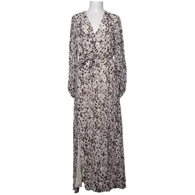 Maxi jurk (Beige, Zwart) van Second Female Viscose