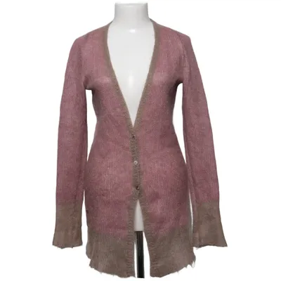 Cardigan (Rose, Marron) de Maliparmi Mohair, Polyamide, Laine