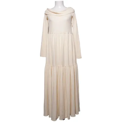 Maxikjole (Beige) fra Free People Elastan, Polyester, Viscose