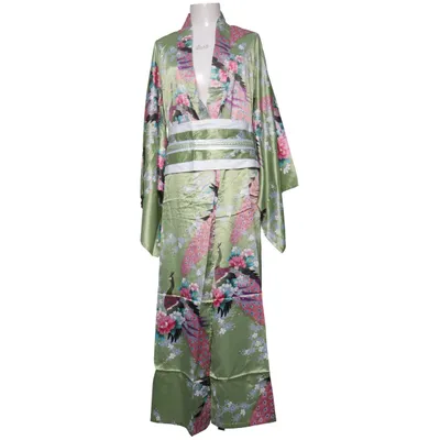 Kimono (Groen, Meerkleurig) van Oriental Village