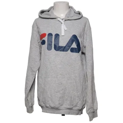 Sweat à capuche (Gris) de Fila Coton, Polyester