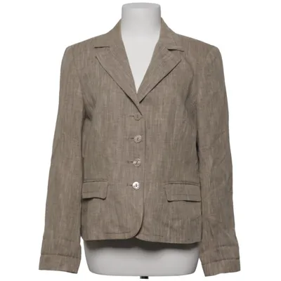 Blazer (Beige) von Prêt à Porter Acetat, Baumwolle, Leinen, Polyamid, Wolle