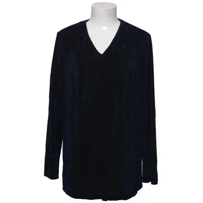 Blouse (Black, Blue) from Aspens Elastane, Metallic fiber, Polyamide