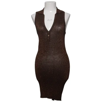 Robe (Marron, Or) de Brooker Viscose