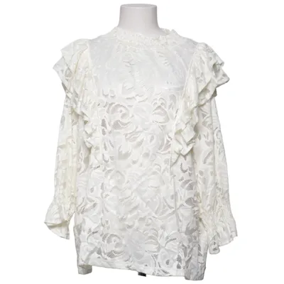 Blouse (White) from Ellos Elastane, Polyamide