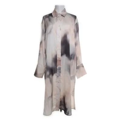 Skjortklänning (Beige, Flerfärgad) från H&M Modern Classic Polyester