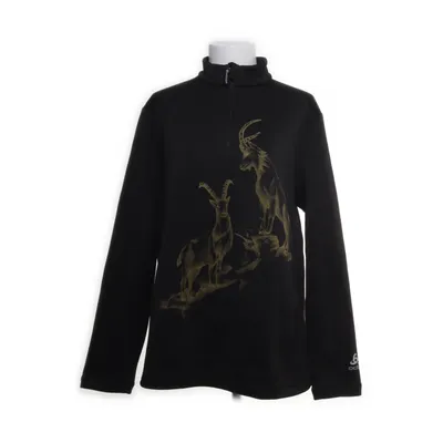 Fleecetröja (Svart, Gul) från Odlo Elastan, Polyester