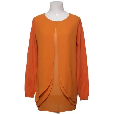 Blouse (Orange) from Elisabetta Franchi Polyester, Silk