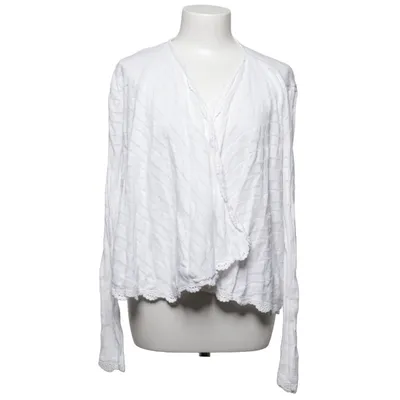 Cardigan cache-cœur (Blanc) de Du & Jag Coton