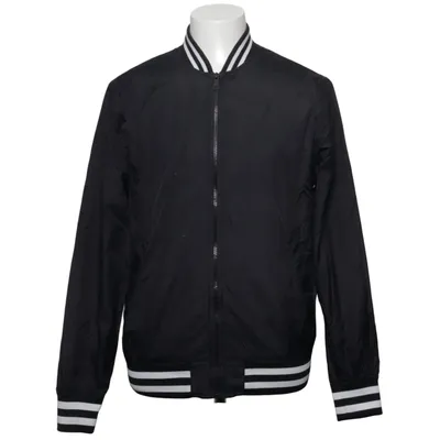 Bomber jacket (Black, White) from L.O.G.G by H&M Cotton, Polyamide, Polyester