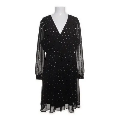 Omlottklänning (Svart, Guldfärgad) från Glamorous Curve Polyester