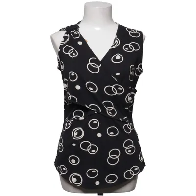 Nursing top (Black, White) from Paola Maria Cotton, Elastane