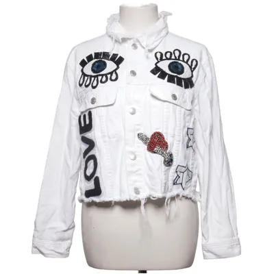Veste en jean (Blanc, Multicolore) de Signature8 Coton