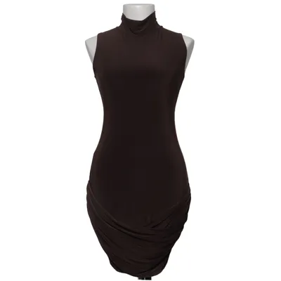 Jurk (Bruin) van Stylewise Elastaan, Polyester