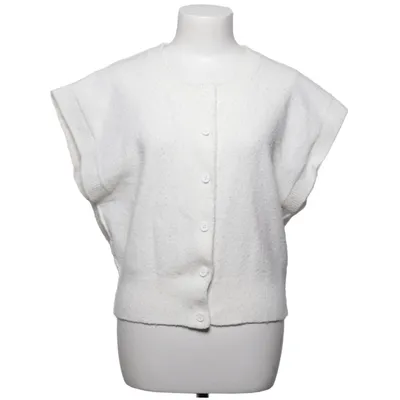 Vest (White) from Nelly Elastane, Recycled polyester, Wool