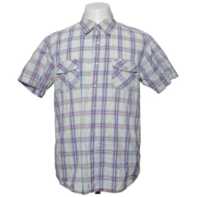 Chemise à manches courtes (Bleu, Blanc, Multicolore) de Identity Coton