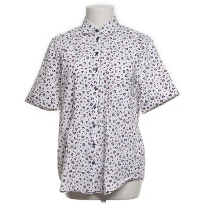 Short sleeve shirt (White, Multicolored) from Erfo Cotton, Elastane, Polyamide