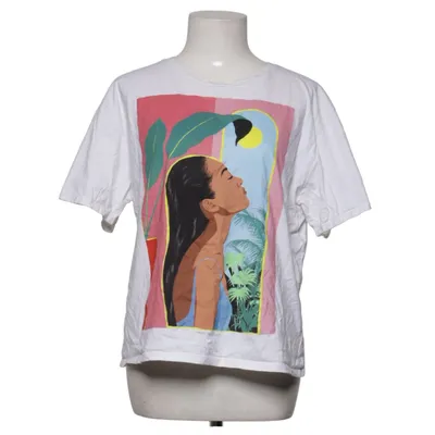 T-shirt (Weiß, Mehrfarbig) von Zara Baumwolle