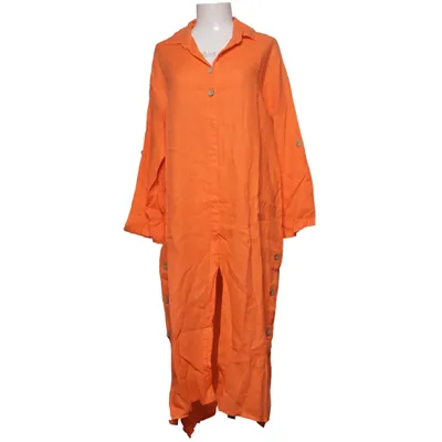 Skjortekjole (Orange) fra Puro Lino