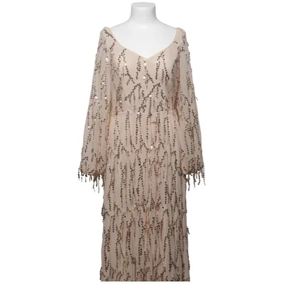 Robe de soirée (Beige, Or) de Miss Ord Polyester