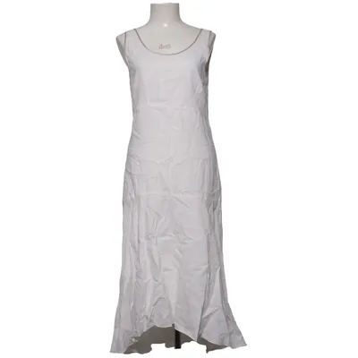Dress (White) from Lecomte Acetate, Linen, Silk