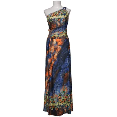 Maxi dress (Blue, Orange, Multicolored) from Lucas & Emma Fashion Elastane, Polyester