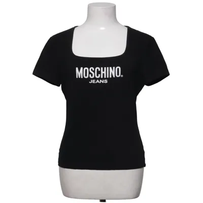 T-shirt (Noir) de Moschino Jeans Coton, Élasthane