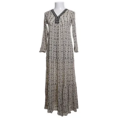 Maxi jurk (Beige, Zwart) van Pull & Bear