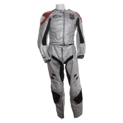 Motorcycle suit (Gray, Multicolored) from PSX Polyester, Leather