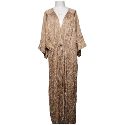 Robe portefeuille (Beige, Marron) de H&M Trend Viscose